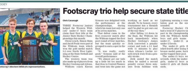 LEADER: Footscray trio help secure state title