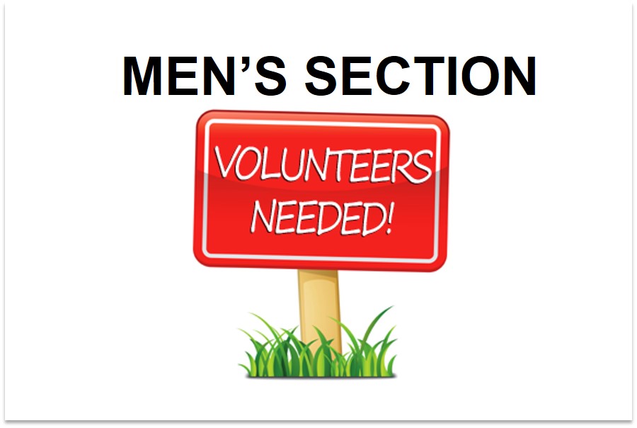 FHC MEN’S SECTION NEEDS YOUR HELP!