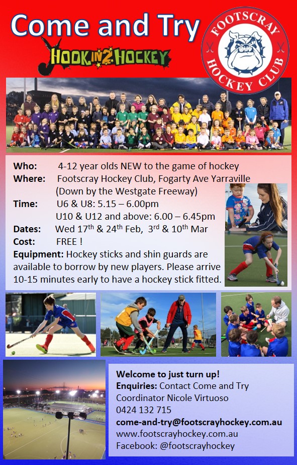 Come and Try Flyer 2021