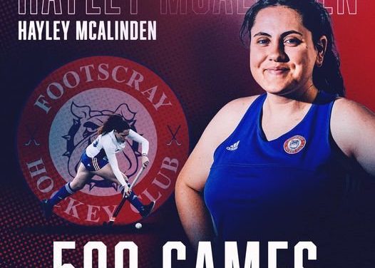 HAYLEY McALINDEN CLOCKS UP 500