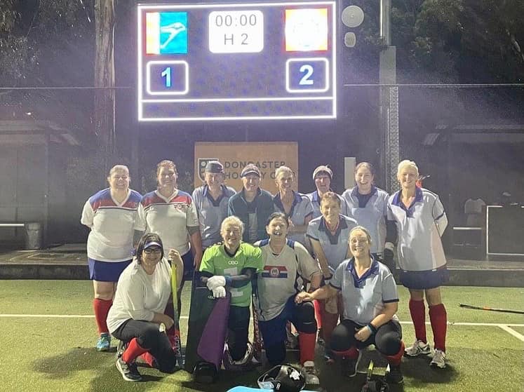 Womens 45s win in a tense shoot out!