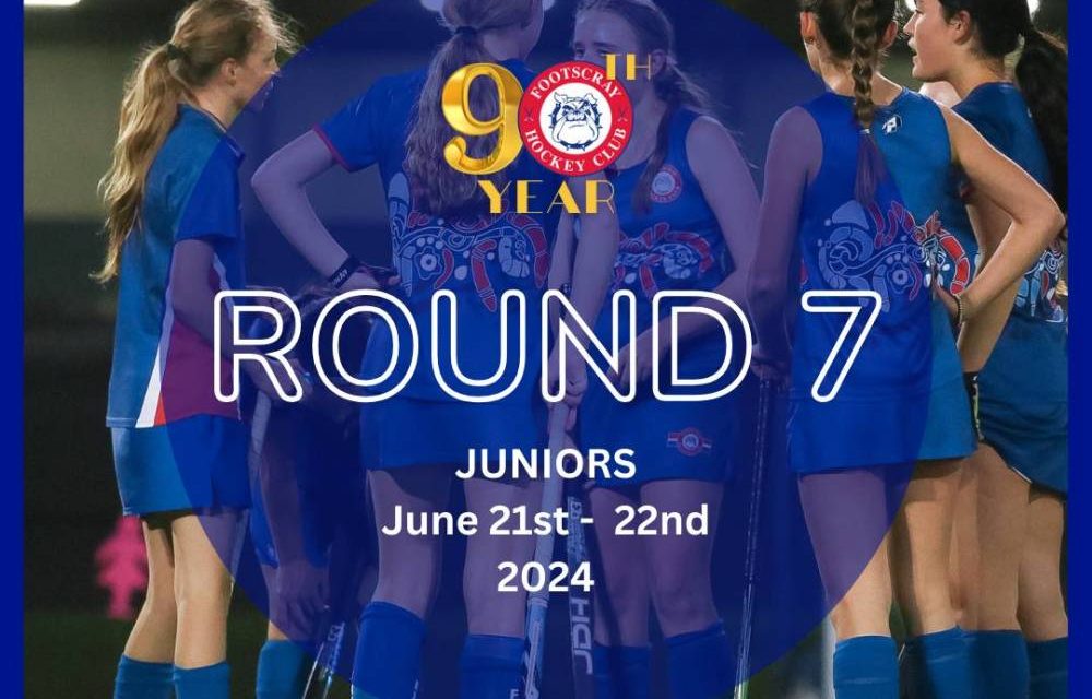 ROUND 7 JUNIOR FIXTURES