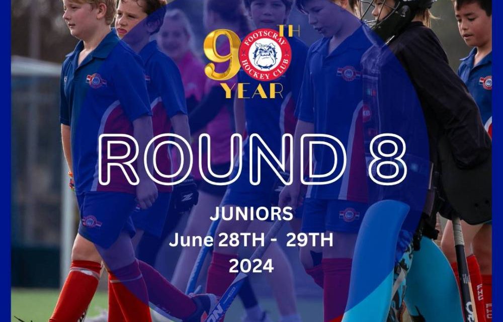 JUNIOR ROUND 8 FIXTURES