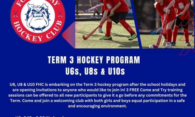 TERM 3 HOCKEY PROGRAM FOR U6, U8 & U10s