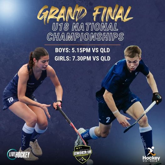 VICs IN THE U18 GRAND FINAL AT THE NATIONALS CHAMPIONSHIPS