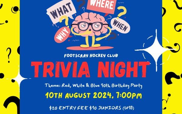 DON’T FORGET! FHC ANNUAL TRIVIA NIGHT | AUGUST 10