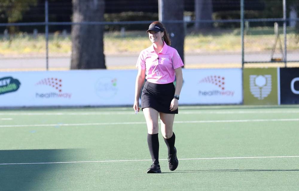 ZOE BROWN UMPIRING U14 NATIONAL CHAMPIONSHIPS