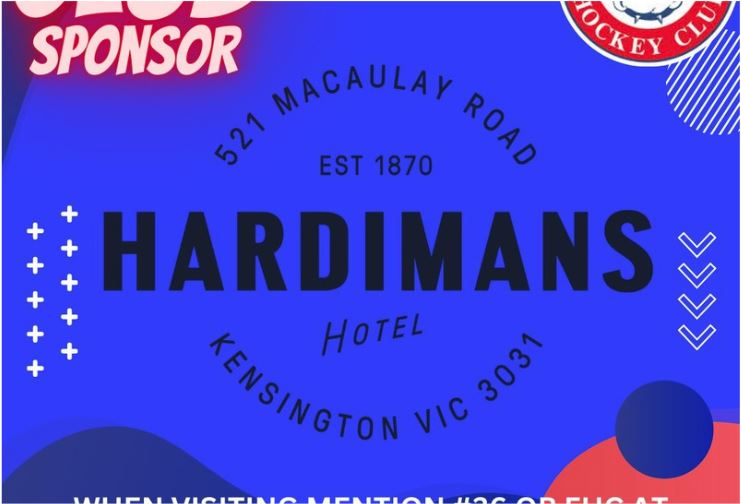 CLUB SPONSOR – HARDIMANS HOTEL