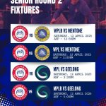ROUND 2 SENIOR FIXTURES 🏑