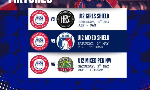 JUNIOR ROUND 1 FIXTURES 🏑
