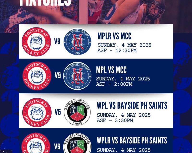 SENIOR ROUND 4 FIXTURES 🏑
