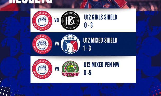 JUNIOR ROUND 1 RESULTS  🏑