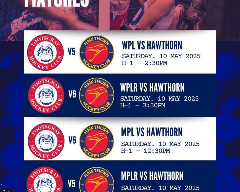 ROUND 5 SENIOR FIXTURES 🏑