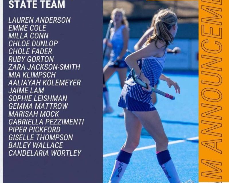 HOCKEY VIC UNDER 18 STATE TEAM SELECTIONS