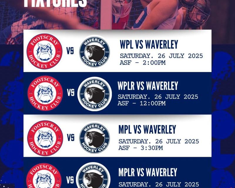 ROUND 14 SENIOR FIXTURES 🏑