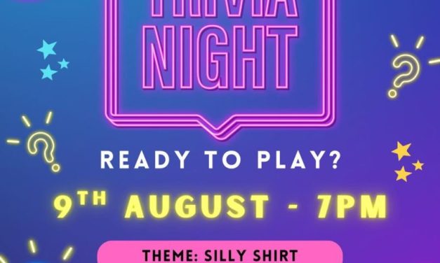 🎉 DON’T FORGET TO BOOK YOUR TABLE FOR TRIVIA NIGHT! 🎉