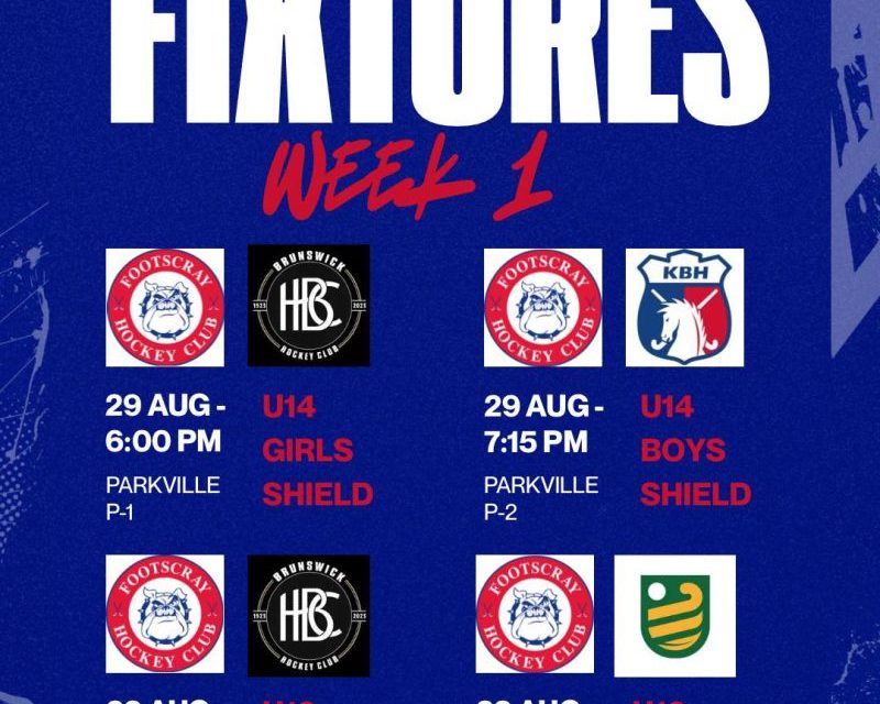 WEEK 1 FINAL FIXTURES