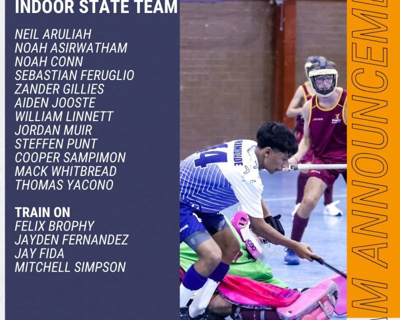 HV Under 14 & 16 Indoor State Teams Selections