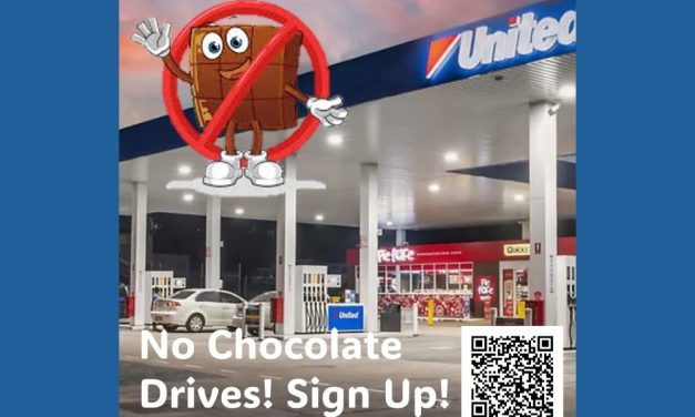 WE DON’T DO CHOCOLATE DRIVES