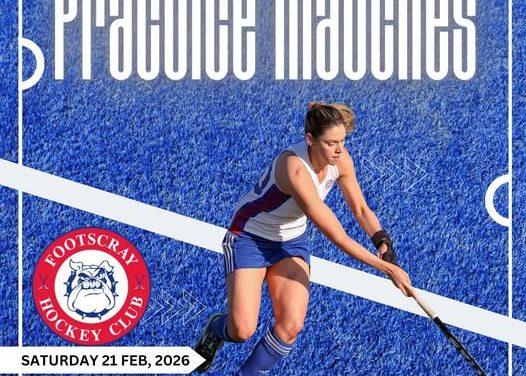PRACTICE MATCHES ARE BACK – SAT 21 FEB