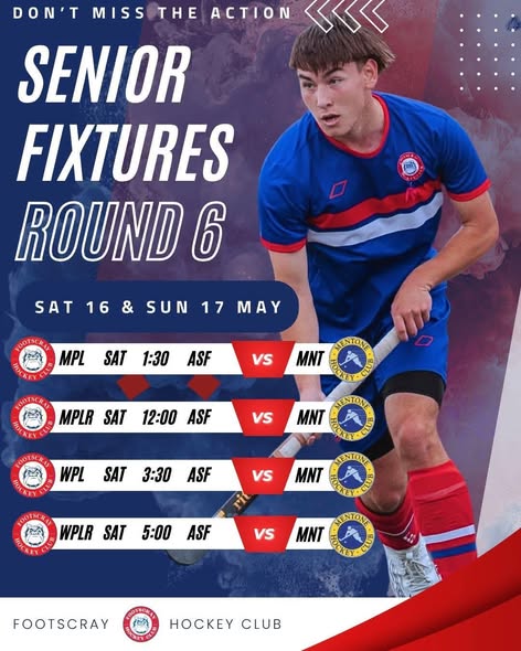 Round 6 Seniors Fixtures