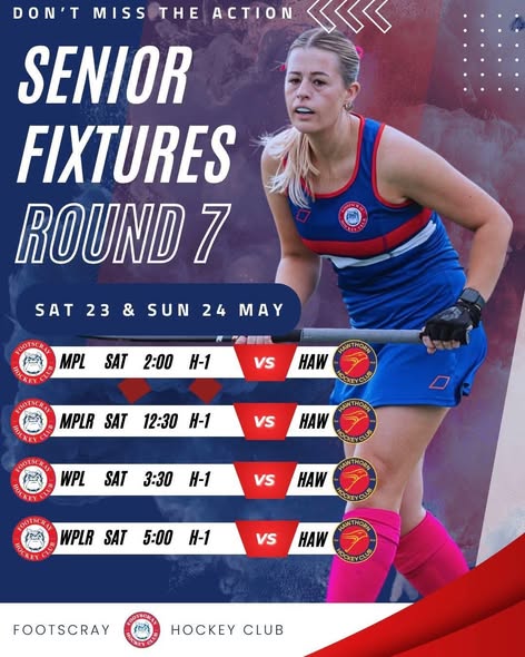 Round 7 Seniors Fixtures
