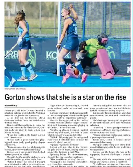 Ruby Gorton Stars