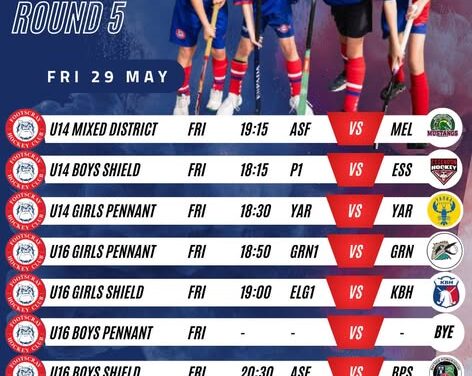 Round 7 Junior Fixtures