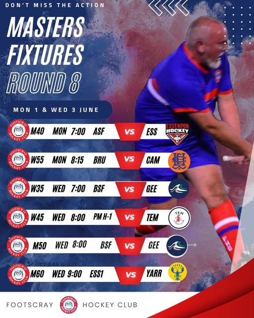 Round 8 Masters Fixtures