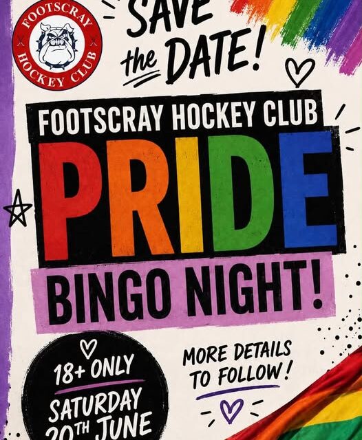 Save the Date for Pride Bingo!