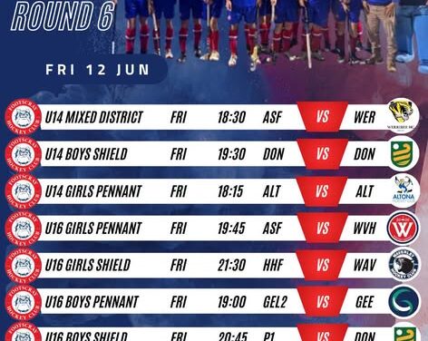 Check out our Round 6 Junior Fixtures