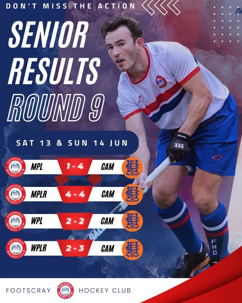 Round 9 Senior Results