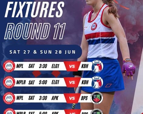 Round 11 Senior Fixture