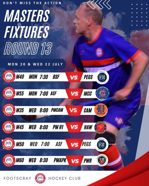 Round 13 Masters Fixtures