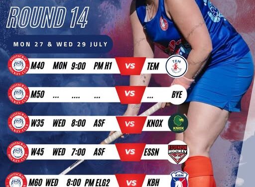 Masters Round 14 Fixtures