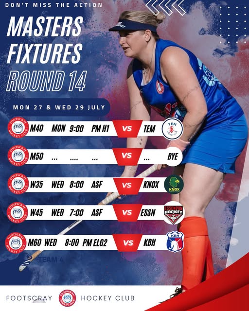 Masters Round 14 Fixtures