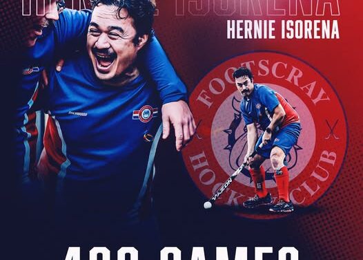 Congratulations to Hernie Isorena for 400 club games!