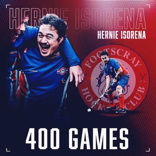 Congratulations to Hernie Isorena for 400 club games!