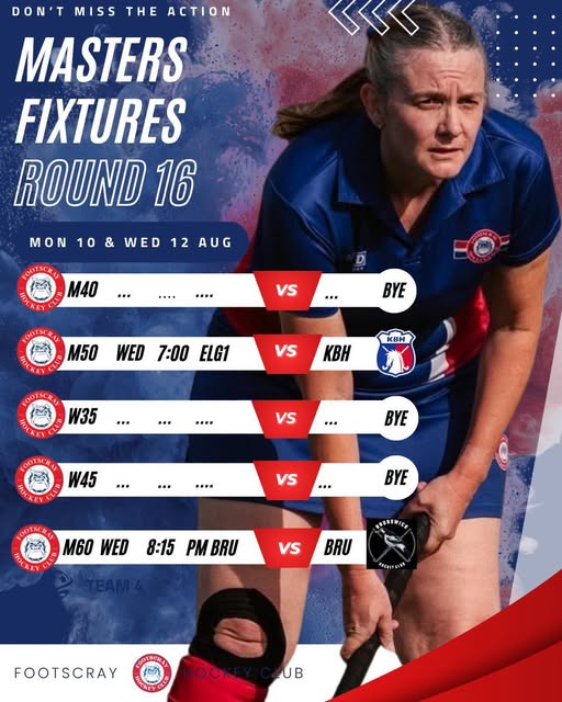 Masters Fixtures Round 16