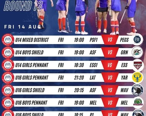 Round 13 Juniors Fixtures!