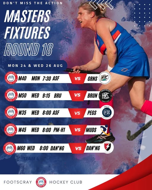 Round 18 Masters Fixtures