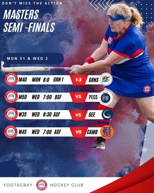Master’s Semi Finals Fixture